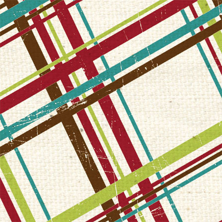 MEB - Merry and Bright Plaid 8 1/2 x 11 - One Sheet