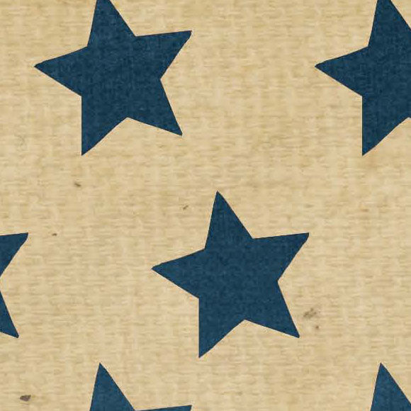OGTSBS8 - Old Glory Tea Stained Blue Stars