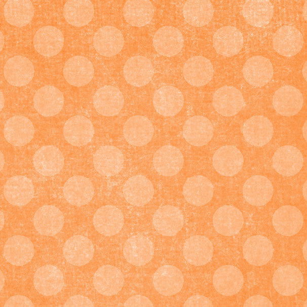 OFCD8 - Orange Fizz Chalky Dots 8 1/2 x 11 - One Sheet