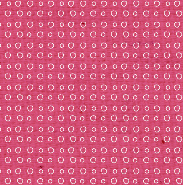 PCDD8 Pink Cosmos Doodle Dots Paper  8 1/2
