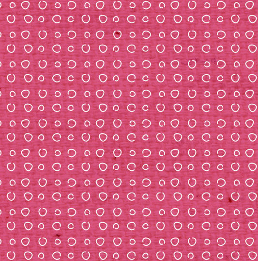 PCDD8 Pink Cosmos Doodle Dots Paper  8 1/2