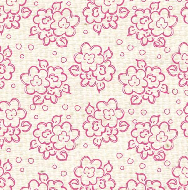 PCDF8 Pink Cosmos Doodle Flowers Paper 8 1/2 6-34