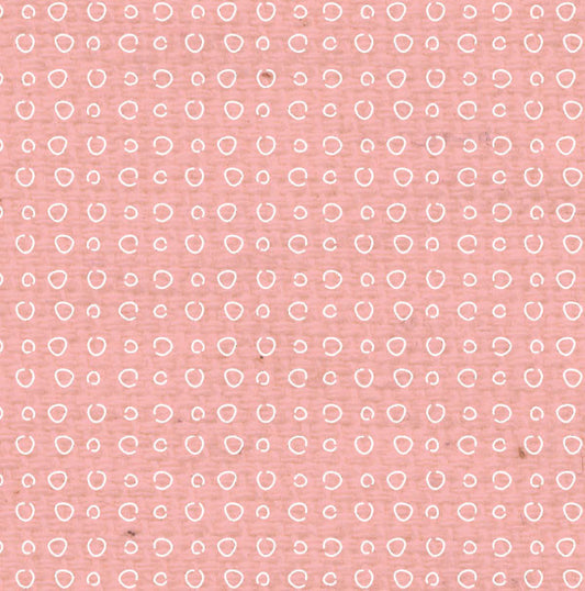 PGDD8  Pink Geranium Doodle Dots Paper  8 1/2