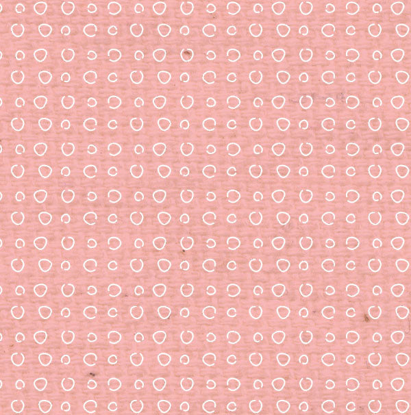 *PGDD8  Pink Geranium Doodle Dots Paper  8 1/2