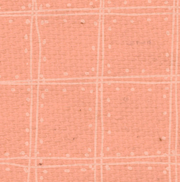 PNCDP8 Peaches 'n Cream Doodle Plaid Paper 8 1/2 x 11