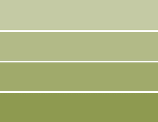 PCCGMG - Paint Chip Cards Garden Moss Green - 10 card pack