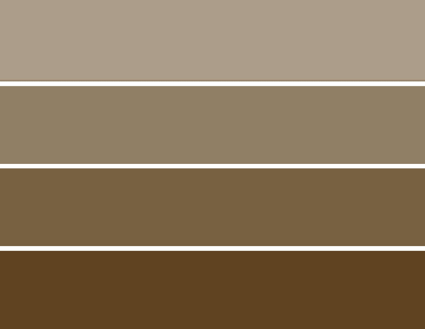 PCCMPB - Paint Chip Cards Mud Pie Brown - 10 card pack