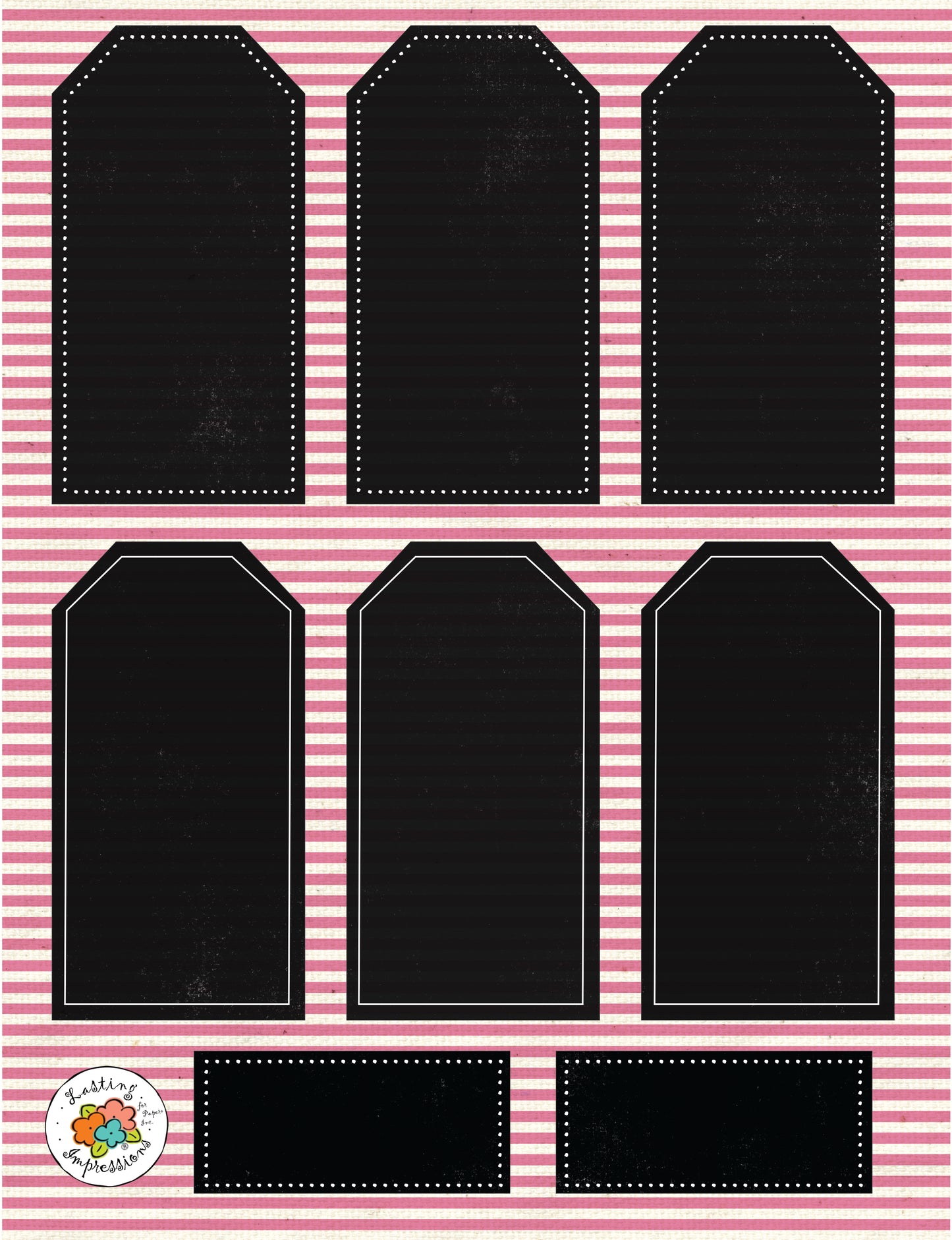 SCTG - Pink Cosmos Gift Tags