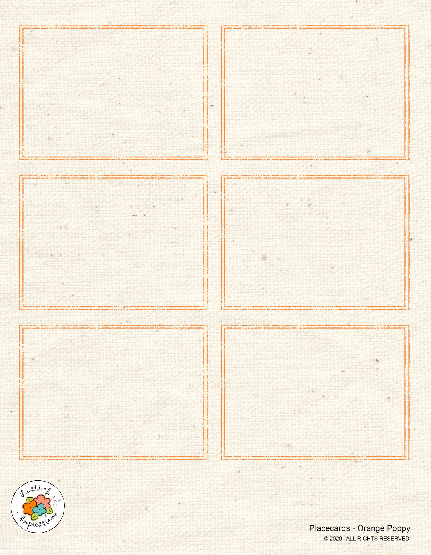 Frames - Orange Poppy