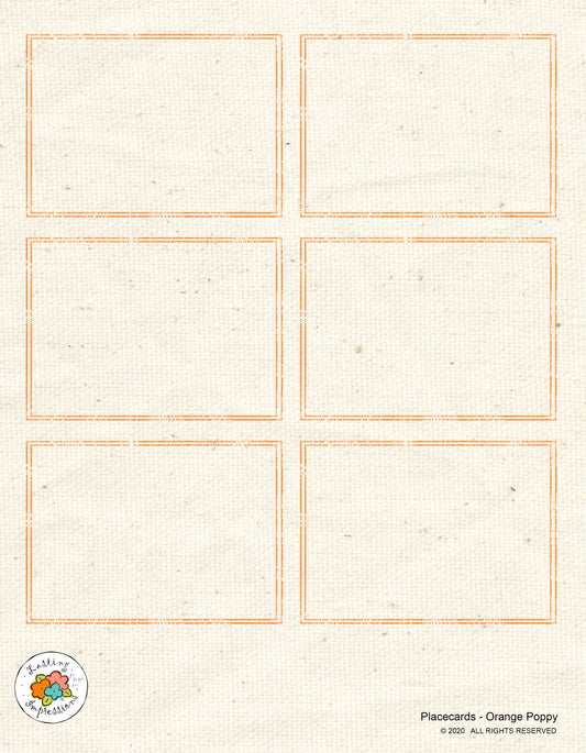 Frames - Orange Poppy
