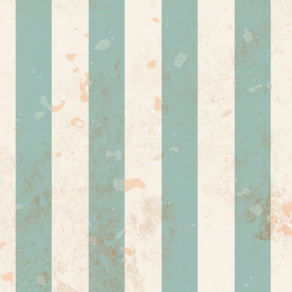 Rusty Sea Foam Stripes