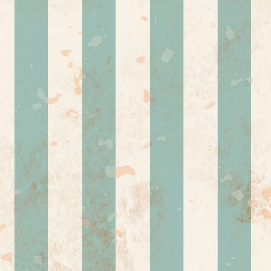 Rusty Sea Foam Stripes