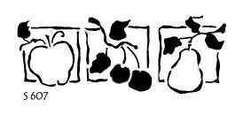 S607 - Apple Cherries Pear