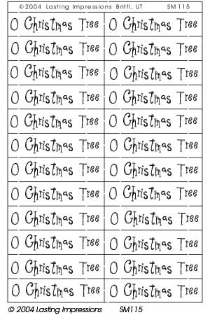 SM115 Copper - O Christmas Tree