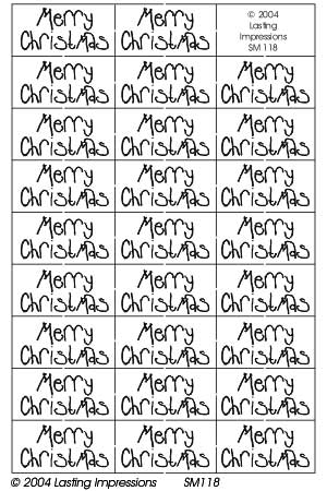 SM118 Copper - Merry Christmas