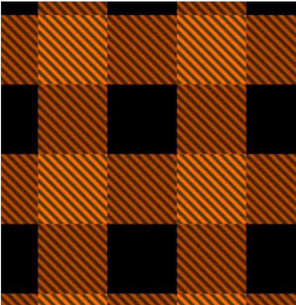 BPOP - Buffalo Plaid Orange Poppy