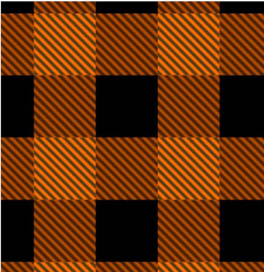 BPOP - Buffalo Plaid Orange Poppy