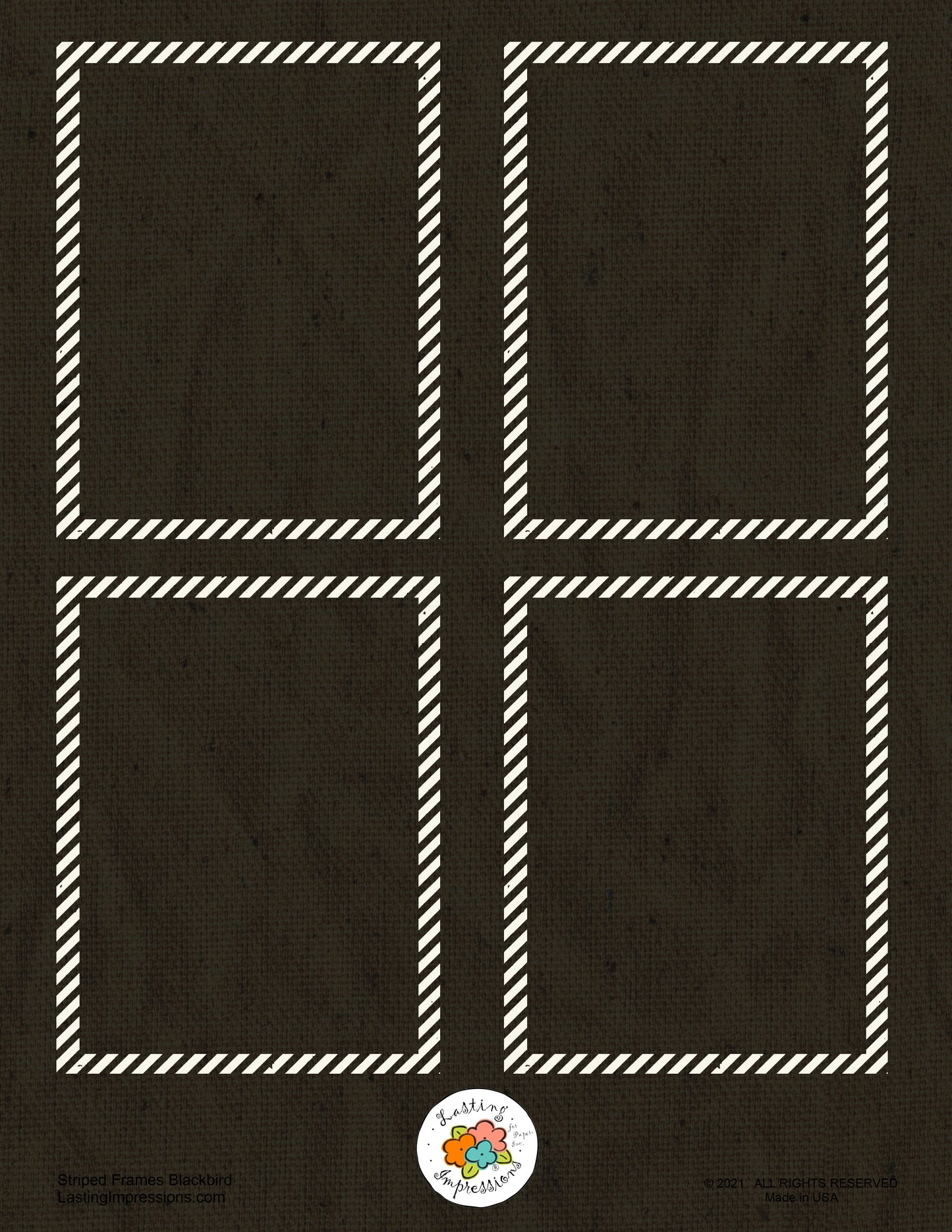 Frames - Canvas on Blackbird Stripes