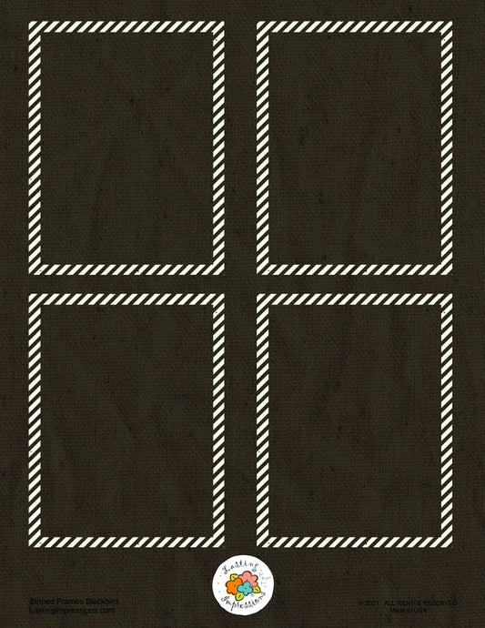 Frames - Canvas on Blackbird Stripes