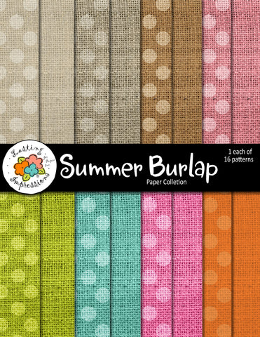 Summer Burlap Collection
