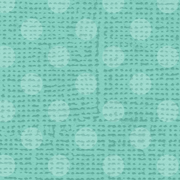 Linen Polka Dot Sea Foam