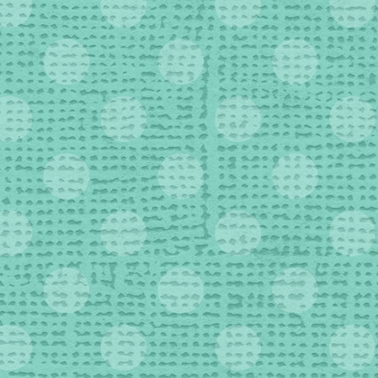 Linen Polka Dot Sea Foam