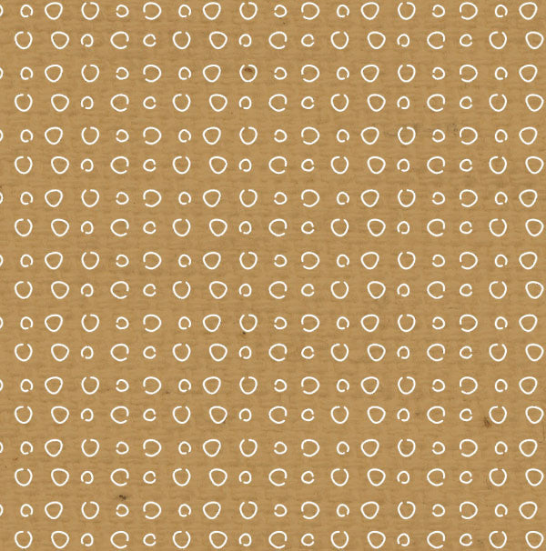 TTDD8 Toadstool Tan Doodle Dots Paper 8 1/2 x 11