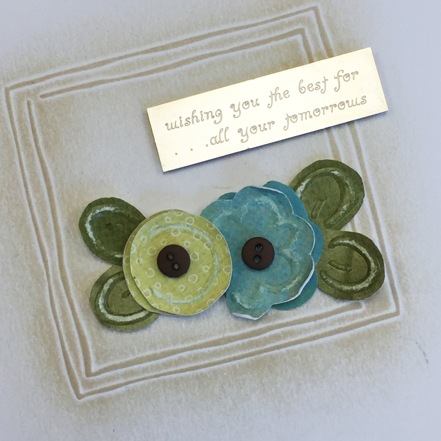 Touch of Spring Embossing Card Kit - Available in 3 Colors
