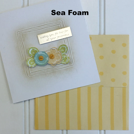 Touch of Spring Embossing Card Kit - Available in 3 Colors