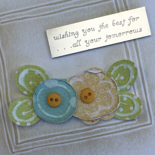 Touch of Spring Embossing Card Kit - Available in 3 Colors
