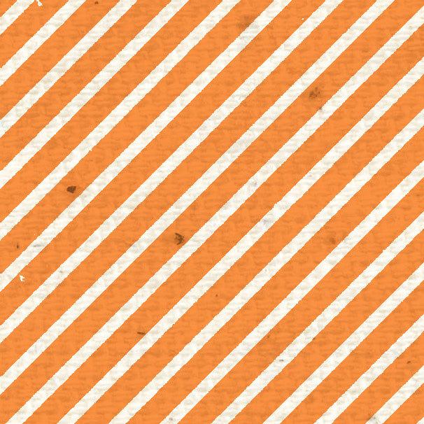 Orange Fizz Diagonal Stripes