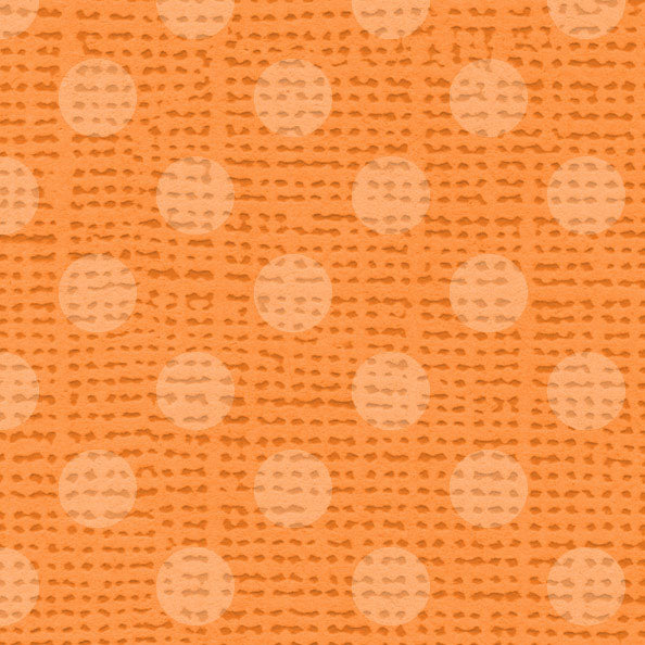 LPD - Linen Polka Dots Orange Poppy