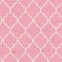 HK - Pink Quatrefoil 8 1/2 x 11 - One Sheet