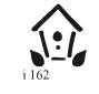 i162 - Birdhouse w/ Leaves