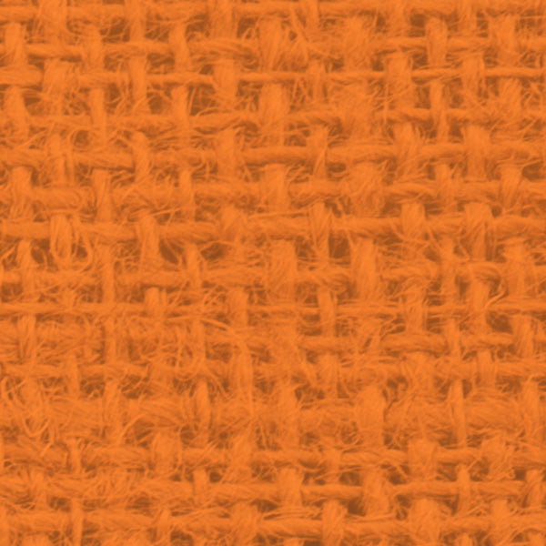 Burlap Solid Orange Poppy