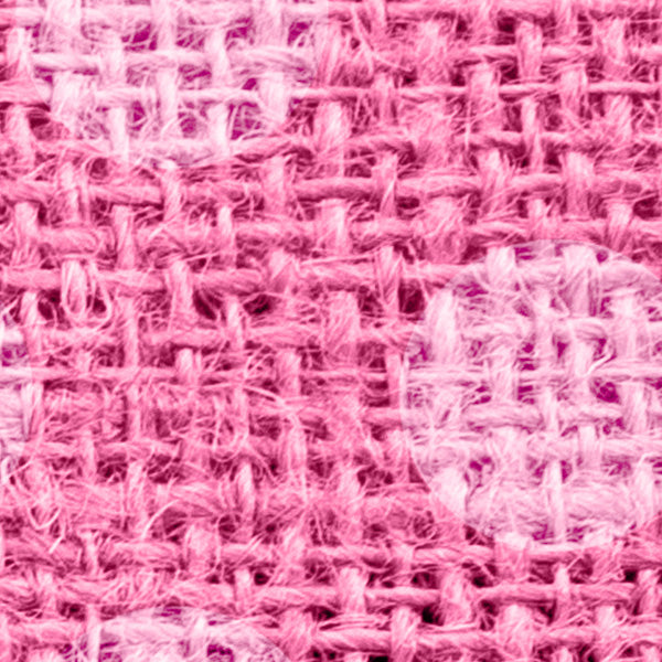 Burlap Polka Dot Pink Cosmos