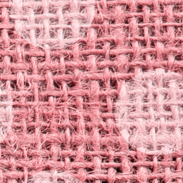 Burlap Polka Dot Pink Geranium