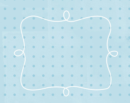 DFCBS - Doodle Frame Cards Blue Sky - 10 card pack