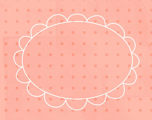 DFCCRB - Doodle Frame Cards Coral Bells - 10 card pack