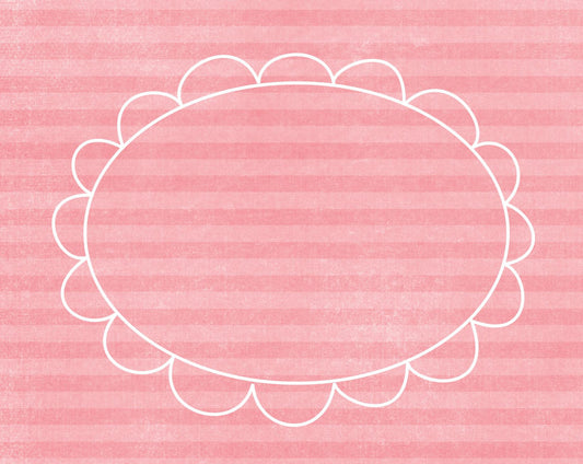 DFCGBP - Doodle Frame Cards Gerber Daisy Pink - 10 card pack