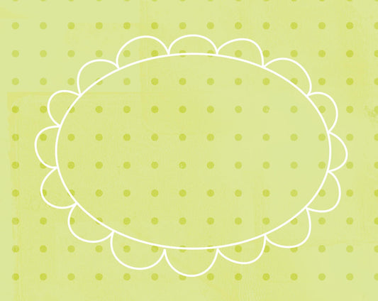 DFCLF - Doodle Frame Cards Lime Fizz - 10 card pack