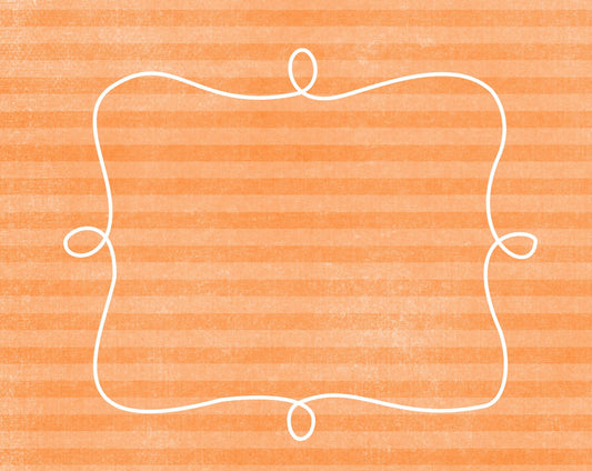 DFCOF - Doodle Frame Cards Orange Fizz - 10 card pack