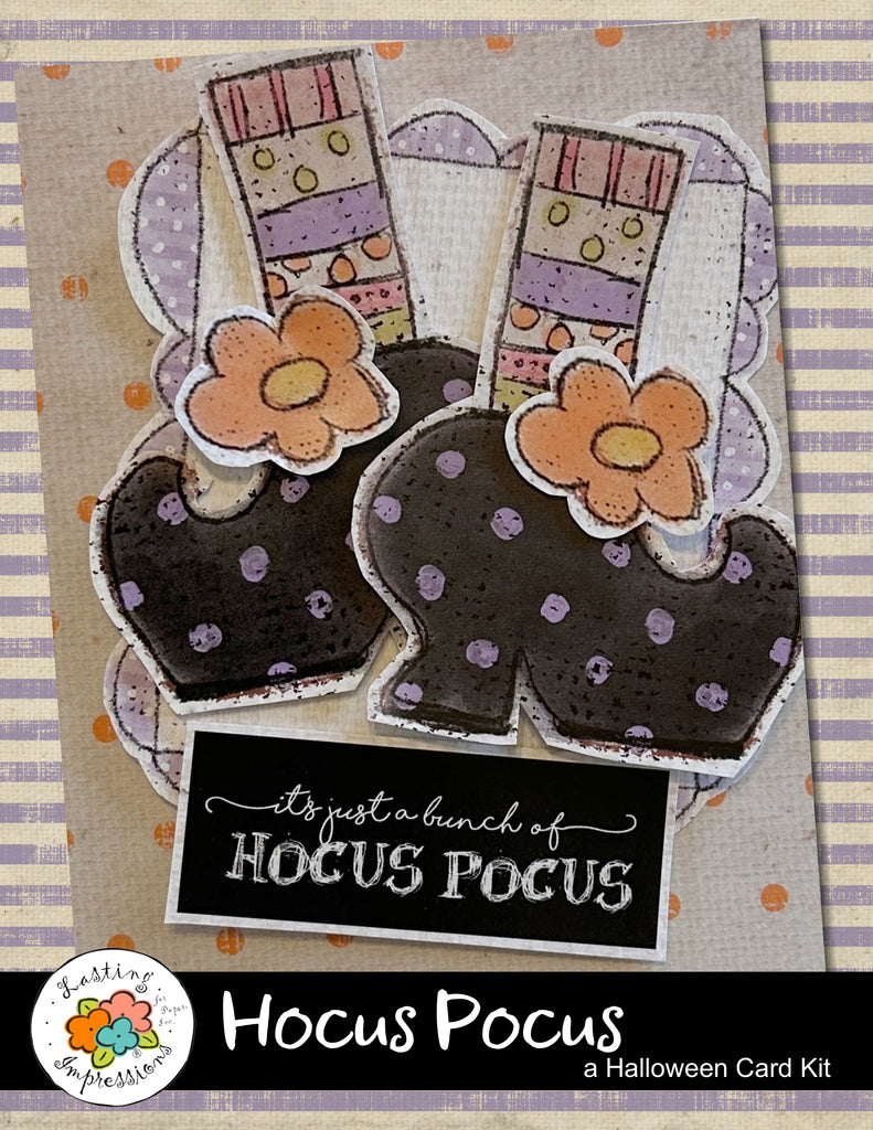 ********Hocus Pocus Halloween Card Kit, makes 2 each of 9 Cards & 3 Tags