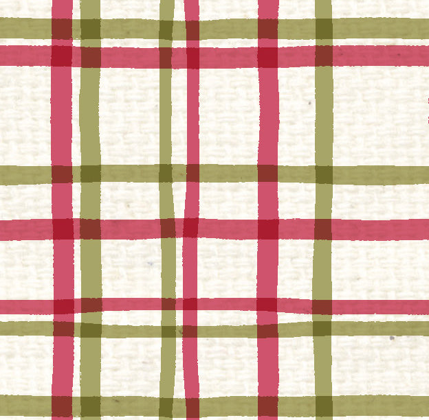 Christmas Plaid Cardstock