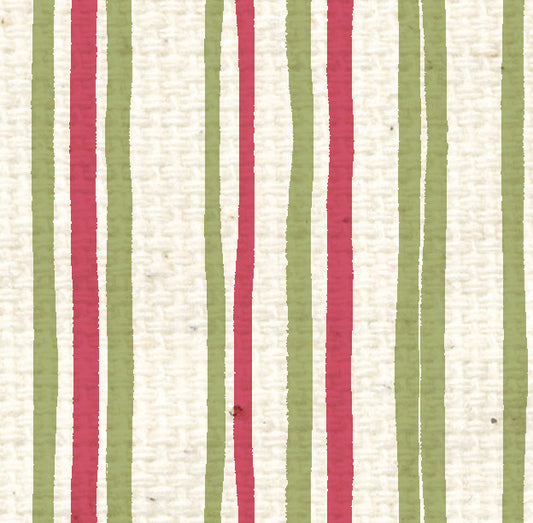 Christmas Stripes Cardstock