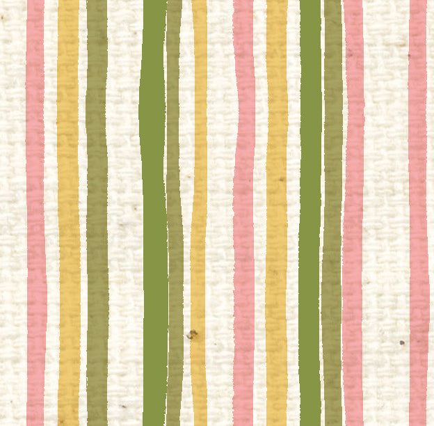 Melon Patch Stripes Cardstock