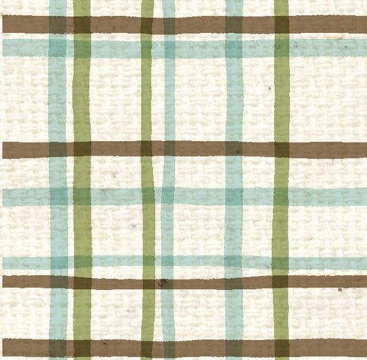 Woodland Plaid Cardstock