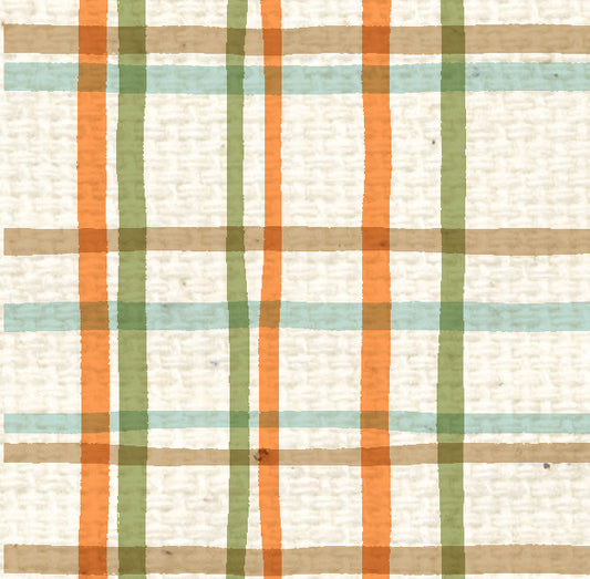 Safari Plaid Cardstock