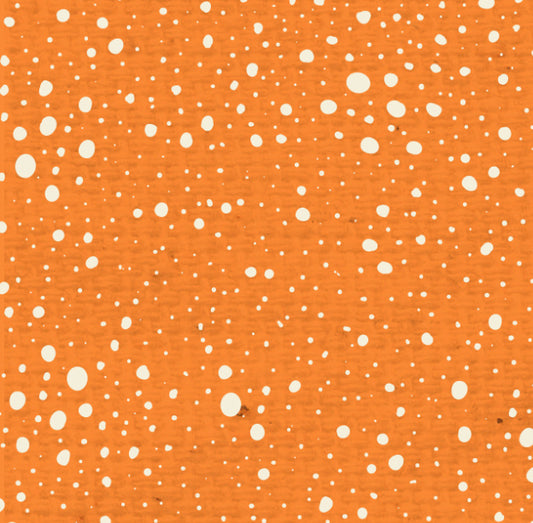 Spattered Orange Poppy Cardstock