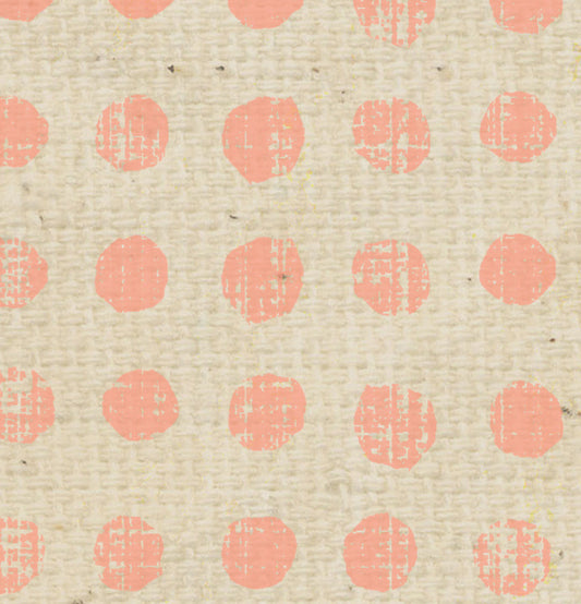 Peaches n Cream Tea Stained Stacked Dots Cardstock